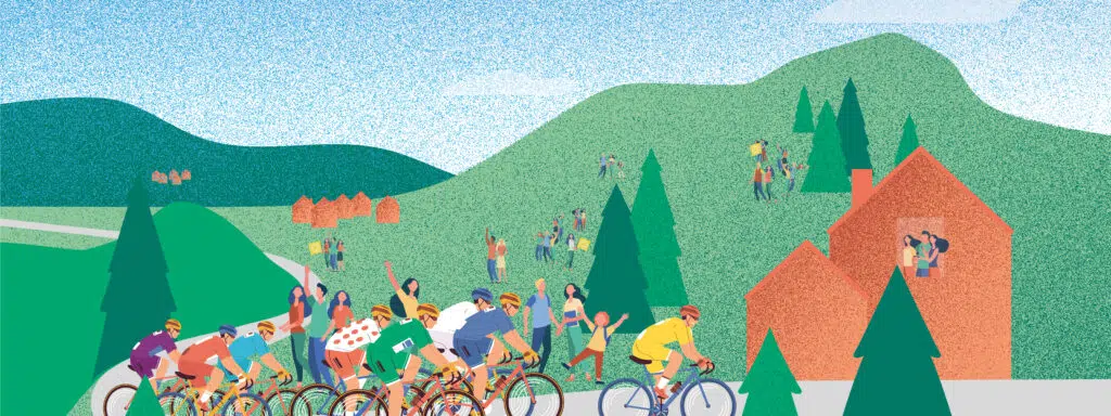 illustration pour magazine conseil départemental